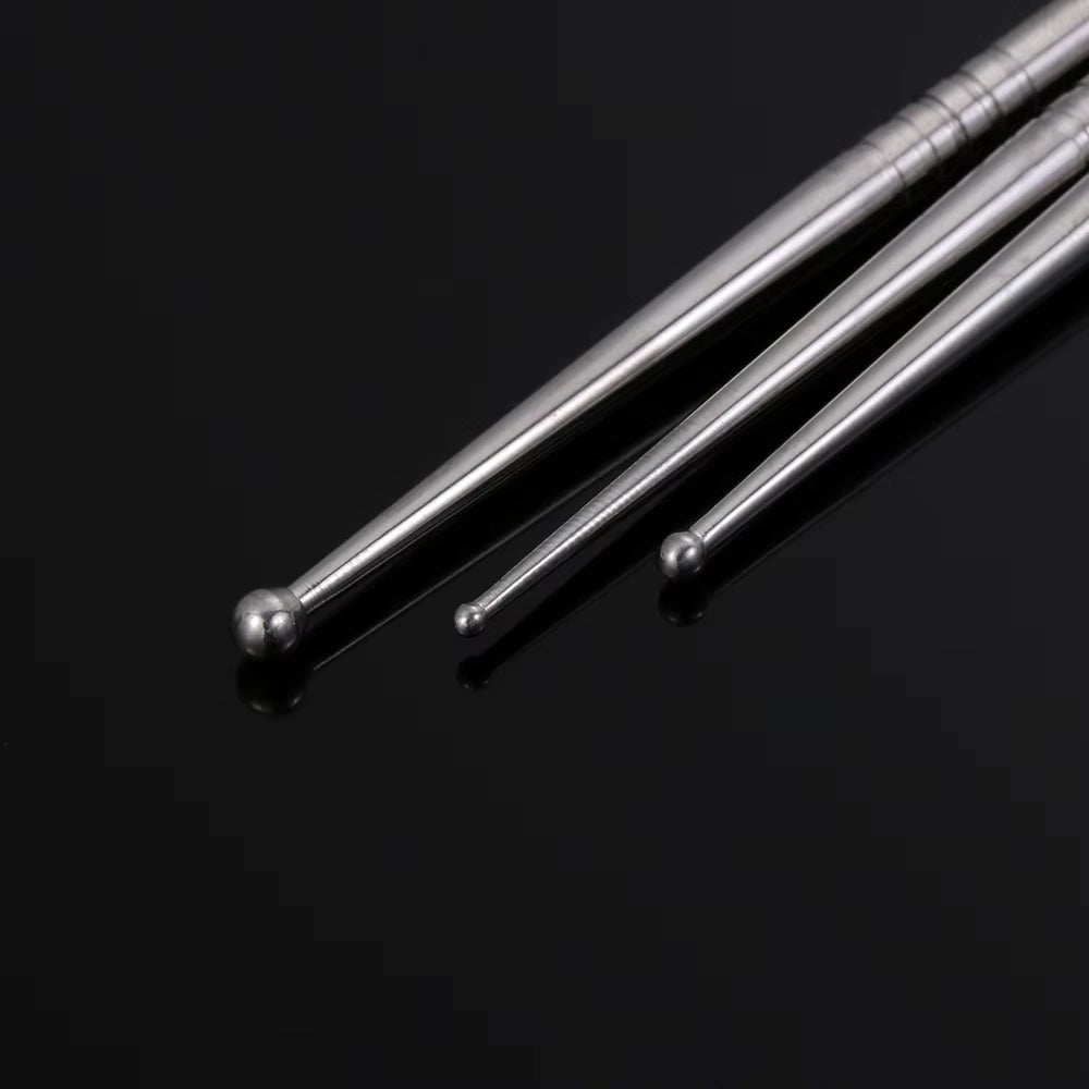 3Pcs/Set Carving Rod Stainless Steel Pottery Clay Double Head Sculpture Pottery Model Model Clay Sculpting Tools Kit