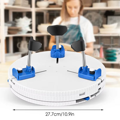 Pottery Wheel Clip Tool Pottery Machine Clamp and Ceramic Art Repair Tool Pottery Teaching Turntable Clamp for Ceramic Beginners