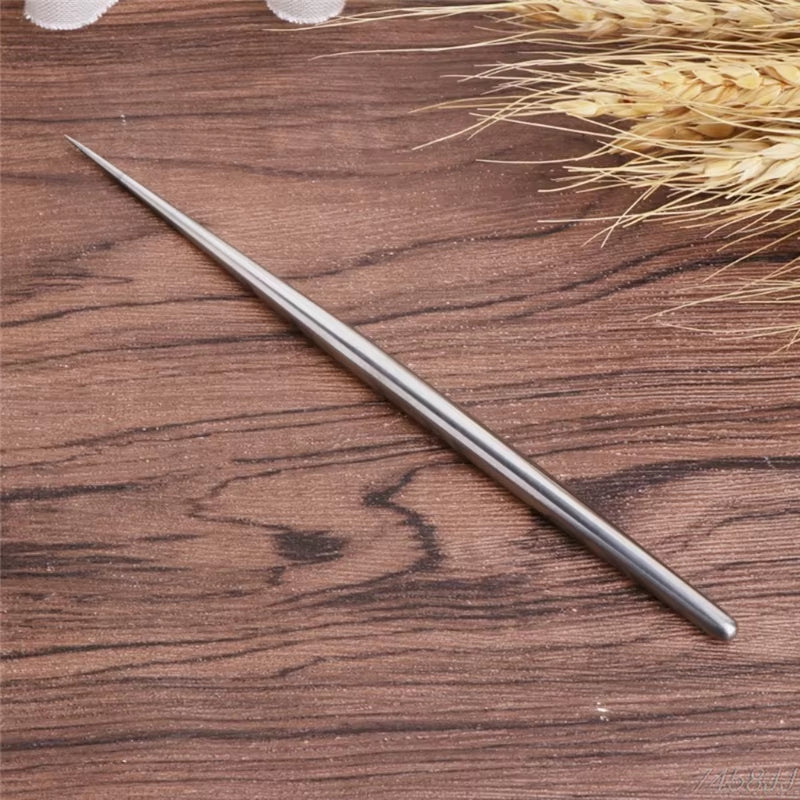 Stainless Steel Pottery Modeling Stick Acupressure Texture Creasing Indentation Sharp Pottery Clay Carving Clay Tool