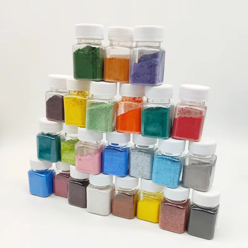 24-Color Pottery Underglaze Color Ceramic Toner Painting Pigment Medium Temperature Glaze Powder DIY Ceramic Coloring Tool