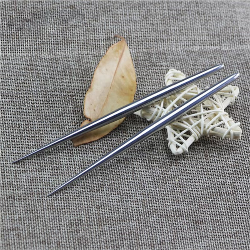 Stainless Steel Pottery Modeling Stick Acupressure Texture Creasing Indentation Sharp Pottery Clay Carving Clay Tool