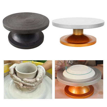 Pottery Wheel 360° Rotating Swivel Stand Turntable Clay Turntable Ceramic Pottery Sculpture Tool for Small Items Craft Products